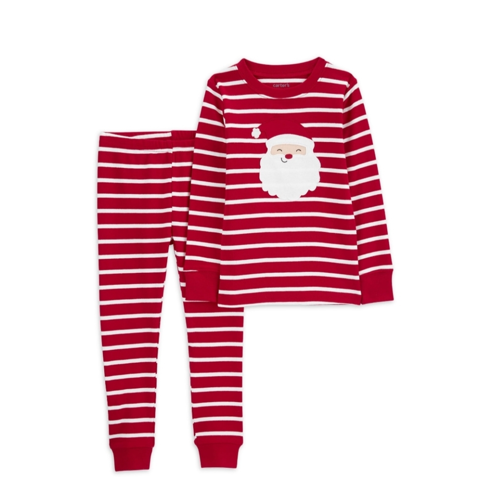 Carter's Child of Mine Toddler Christmas Pajama Set, 2-Piece Santa NWT